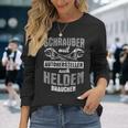 スクリュードライバー Weil 自動車メーカー ヘルデンニードル メカニック 長袖Tシャツ 彼女への贈り物