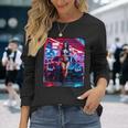 セクシーガールグラフィックtシャツ セクシーピンナップモデル&エキゾチックカー 長袖Tシャツ 彼女への贈り物