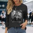 セクシーガールグラフィックtシャツ セクシーピンナップモデル&エキゾチックカーb&W 長袖tシャツ 長袖Tシャツ 彼女への贈り物