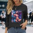 セクシーガールグラフィックtシャツ セクシーラティーナビキニモデル&スポーツカー 長袖Tシャツ 彼女への贈り物