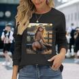 セクシーガールグラフィックtシャツ カウガールピンナップガール 4 長袖Tシャツ 彼女への贈り物