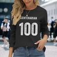 センテナリアン 100周年記念素晴らしい 100歳の誕生日おめでとう 長袖Tシャツ 彼女への贈り物