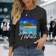 タヒチ フランス領ポリネシア タヒチ 長袖Tシャツ 彼女への贈り物