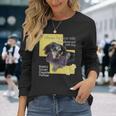 ダックス ミニチュアダックス シルバーダップル スマホ らく 犬 長袖Tシャツ 彼女への贈り物