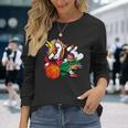 ダビングユニコーン ジョーダン バスケットボールファンジャージ ジョーダン国旗 長袖Tシャツ 彼女への贈り物