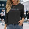 テクノ音楽ミニマリストデザイン Edm Festival Techno Clothing 長袖Tシャツ 彼女への贈り物