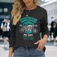 デイトナビーチ フロリダ アンティーク調オートバイデザイン 長袖Tシャツ 彼女への贈り物