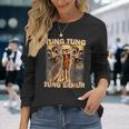 トゥン・トゥン・サフールは面白いイタリアの頭脳を呼んでいます 長袖Tシャツ 彼女への贈り物