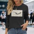 トカゲのレントゲン写真 長袖Tシャツ 彼女への贈り物