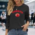 トマトティーVegetable 長袖Tシャツ 彼女への贈り物