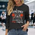 トラップ射撃 シューティング・スポーツ スケート射撃 クレイ射撃 長袖Tシャツ 彼女への贈り物