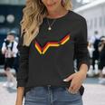 ドイツ国旗 面白い ドイツの遺産 ルーツ ヴィンテージ ドイツ国旗 長袖Tシャツ 彼女への贈り物