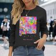 ニューメキシコ州の地図 長袖Tシャツ 彼女への贈り物