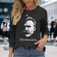 ニーチェ・ザラトゥストラ-ユーバーメンシュ哲学-超人 長袖Tシャツ 彼女への贈り物
