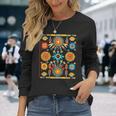ネイティブアメリカン トライバルアート ナバホテキスタイルデザインスタイル 長袖tシャツ 長袖Tシャツ 彼女への贈り物