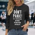 ネットワーク最適化スペシャリスト 長袖Tシャツ 彼女への贈り物