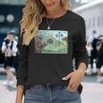 ハッピー・ミッドサマー・ベア 長袖Tシャツ 彼女への贈り物