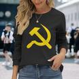 ハンマーと鎌のシンボル Cccp ソビエト連邦 長袖Tシャツ 彼女への贈り物