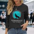 バスカヴィル犬小屋 巨大猟犬へようこそ シャーロック・ホームズ 長袖Tシャツ 彼女への贈り物