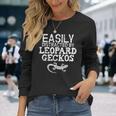 ヒョウモントカゲモドキ 発言 爬虫類 ジョーク トカゲ ヒョウモントカゲモドキ 長袖Tシャツ 彼女への贈り物