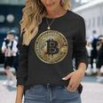 ビットコインbtcコイン暗号トレーダーBitcoinフューチャーフリーダムギフト 長袖Tシャツ 彼女への贈り物