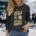 ビリヤード プールプレーヤーボール お父さん 息子 ヴィンテージ 8ボール 9ボール 長袖Tシャツ 彼女への贈り物