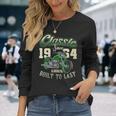 ビンテージ バイク バイカー バイクの誕生日 1964 年生まれ 長袖tシャツ 長袖Tシャツ 彼女への贈り物