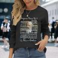 ブラームス愛好家 ハンガリー舞踊 ポートレート&シグネチャーミュージック 長袖Tシャツ 彼女への贈り物