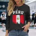 ペルーお土産 リマ バケーションフラッグ ペルーアンデスギフト 長袖Tシャツ 彼女への贈り物
