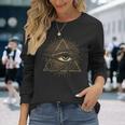 ホルスの目 エジプトのシンボル 古代エジプト神話 長袖Tシャツ 彼女への贈り物