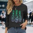ボウリングピンtシャツ ボウラー用 長袖Tシャツ 彼女への贈り物