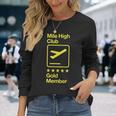 マイルハイクラブ ゴールドメンバー 長袖Tシャツ 彼女への贈り物