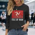 マン島旗 マンクス トラディショナル 3脚 長袖Tシャツ 彼女への贈り物