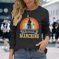 マーチングクォーツドラム ラバー スネアドラム 長袖Tシャツ 彼女への贈り物