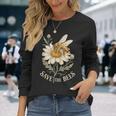 ミツバチを解放 長袖Tシャツ 彼女への贈り物