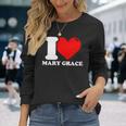 メアリー・グレースという名前が大好きです 長袖tシャツ 長袖Tシャツ 彼女への贈り物