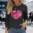 メルちゃん モチーフグラフィック 〜ハート〜 長袖Tシャツ 彼女への贈り物