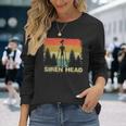 モンスター神話 サイレンヘッド ミステリアスクリーチャー 不気味なハロウィン 長袖Tシャツ 彼女への贈り物