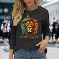ラスタファリアンルーツ ラスタプライド ラスタファリ ラスタレゲエ ライオン 長袖Tシャツ 彼女への贈り物