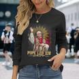 レオ14世 ローマ教皇 長袖Tシャツ 彼女への贈り物