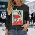 レッドカメラフィルムポスター 本物のソビエトアート 長袖Tシャツ 彼女への贈り物
