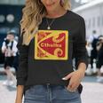 レトロ 1980年代のデザインスタイル クトゥルフと触手グラフィック 長袖Tシャツ 彼女への贈り物