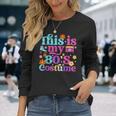 レトロな80年代パーティー衣装 ビンテージ1980年代クラシック 長袖Tシャツ 彼女への贈り物