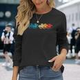 レトロな競馬ジョッキーダービーファンレーストラックギャンブル 長袖Tシャツ 彼女への贈り物