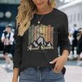 レトロマウントレーニア国立公園 Usヴィンテージマウントレーニア山 長袖tシャツ 長袖Tシャツ 彼女への贈り物