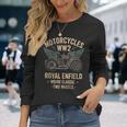 ロイヤルエンフィールドwdReクラシックモーターサイクルww2 長袖Tシャツ 彼女への贈り物