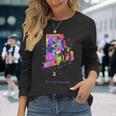ロードアイランド州の地図 長袖tシャツ 長袖Tシャツ 彼女への贈り物