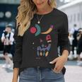 ワシリー・カンディンスキーによるステンシル構成1944 長袖Tシャツ 彼女への贈り物