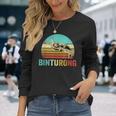 ヴィンテージ ビントロング シャツ サンセット 長袖Tシャツ 彼女への贈り物