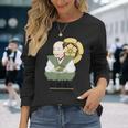 偉人シリーズ_織田信長 長袖Tシャツ 彼女への贈り物